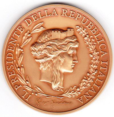 medaglia del Presidente della Repubblica